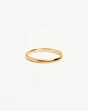 14k Solid Gold Bold Purity Ring