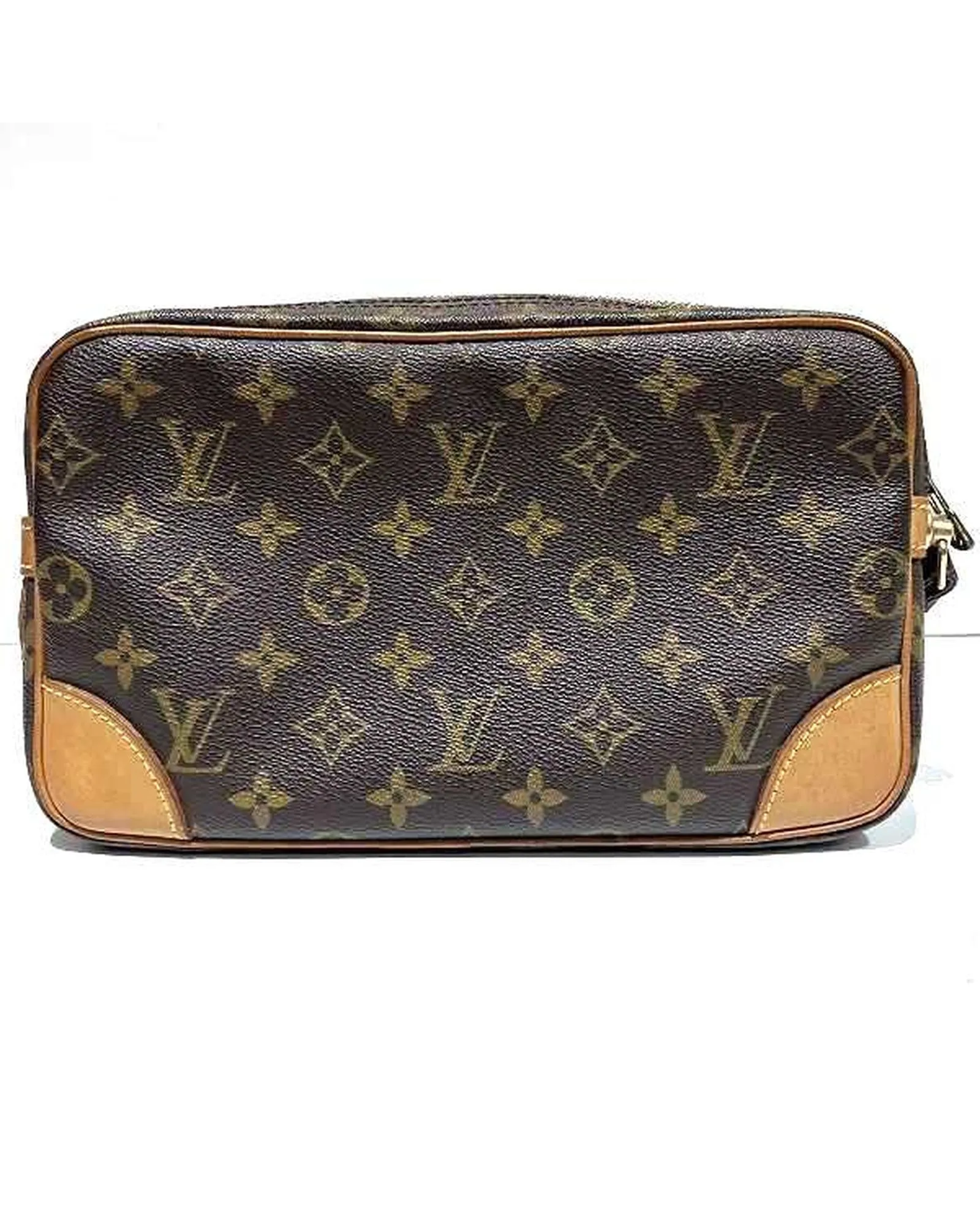 Authentic Louis Vuitton Monogram Canvas Clutch Bag