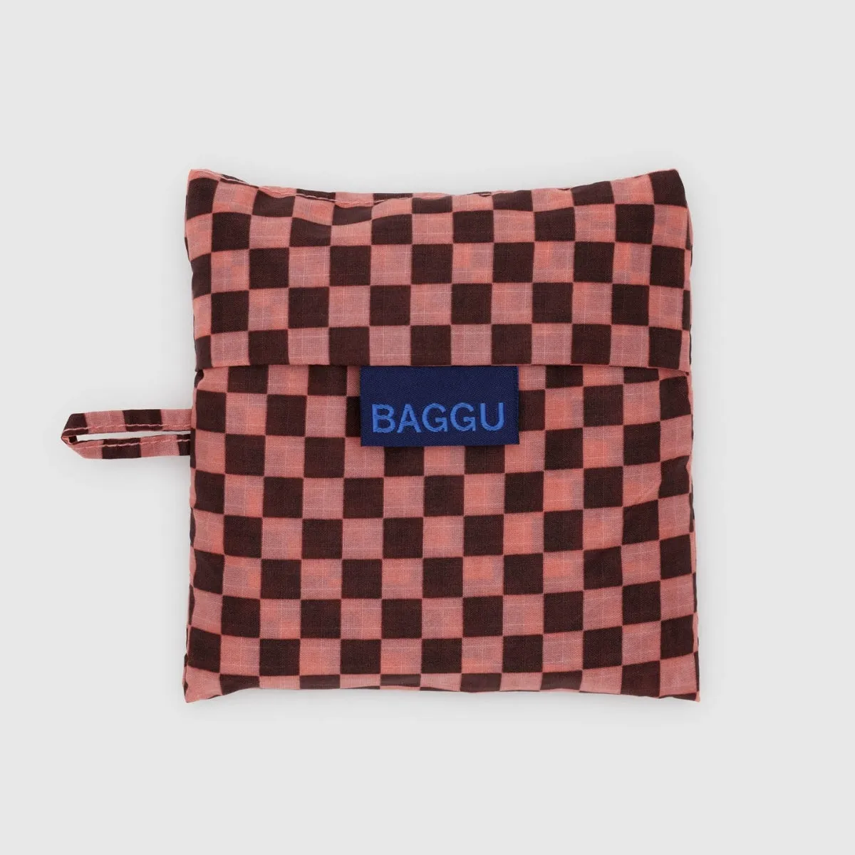 Baggu Standard Bag in Pink Brown Check