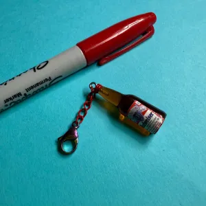 Beer bottle mini charm