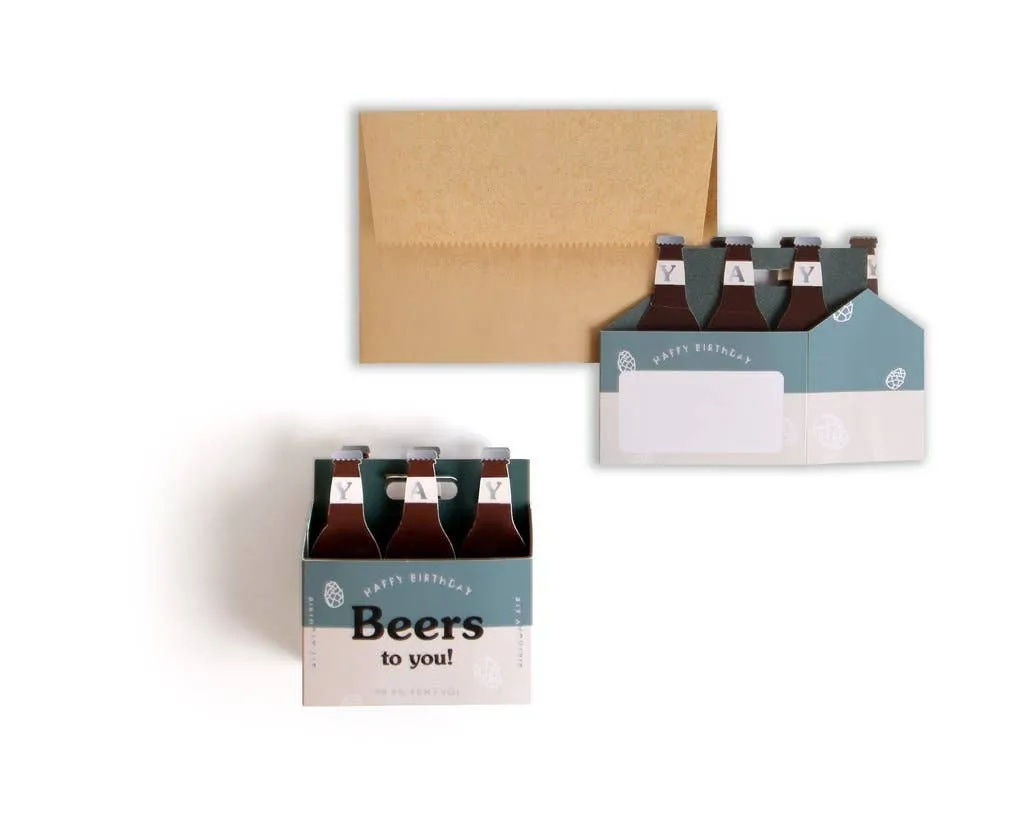 Beers to You Pop Up Card