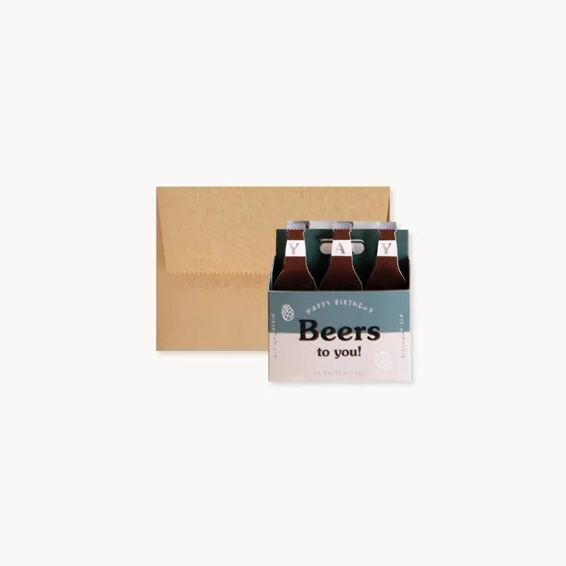 Beers to You Pop Up Card