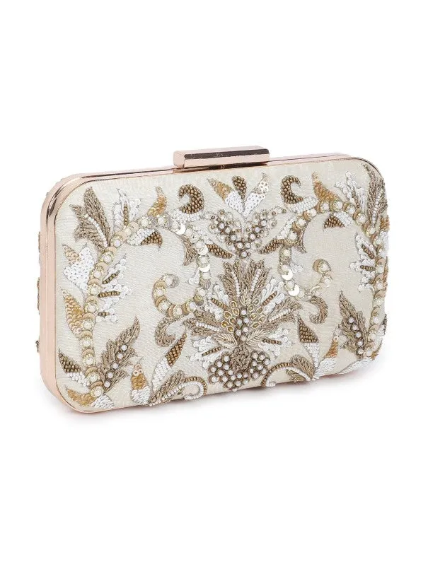 Beige Beauty Clutch Bag