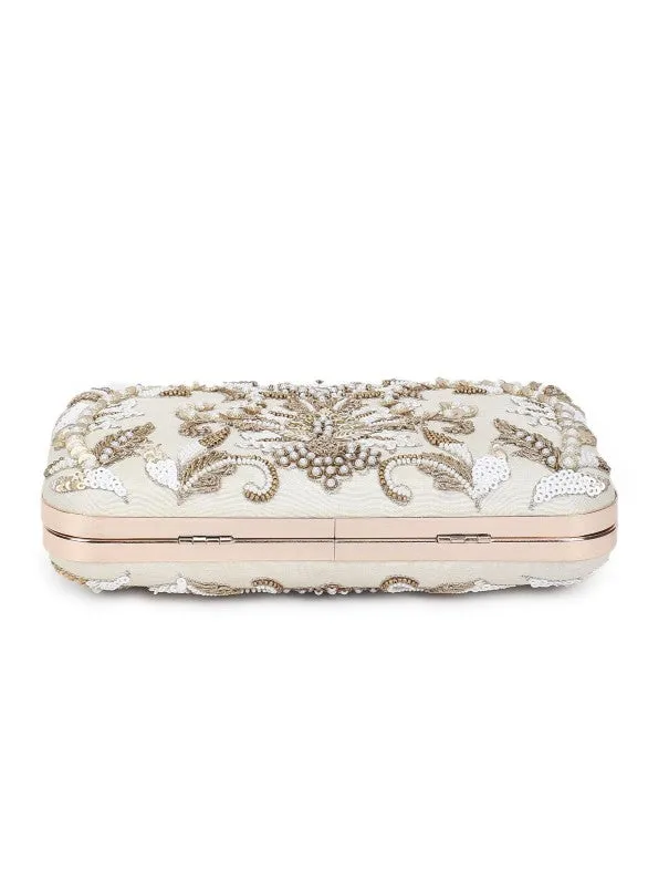 Beige Beauty Clutch Bag