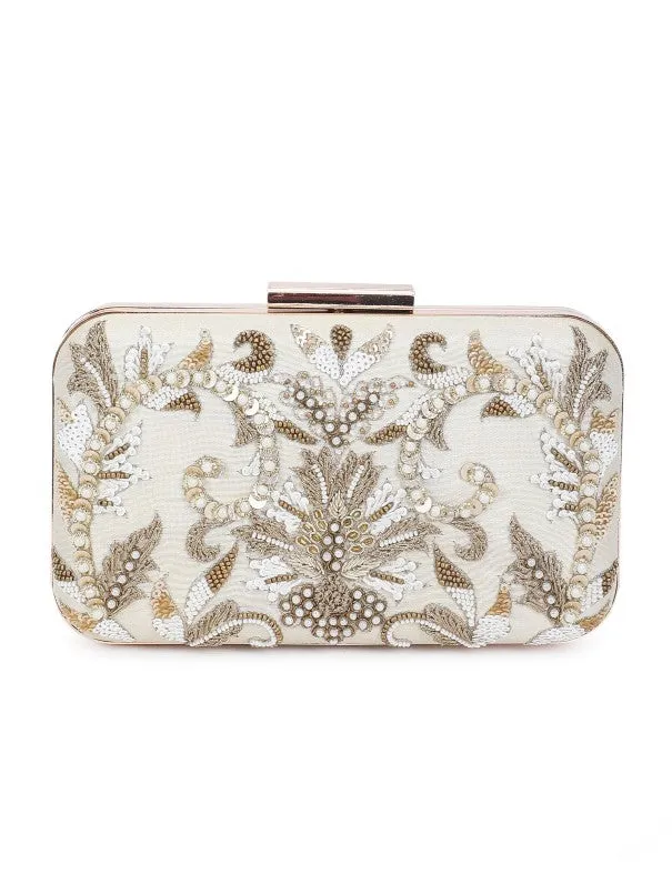 Beige Beauty Clutch Bag