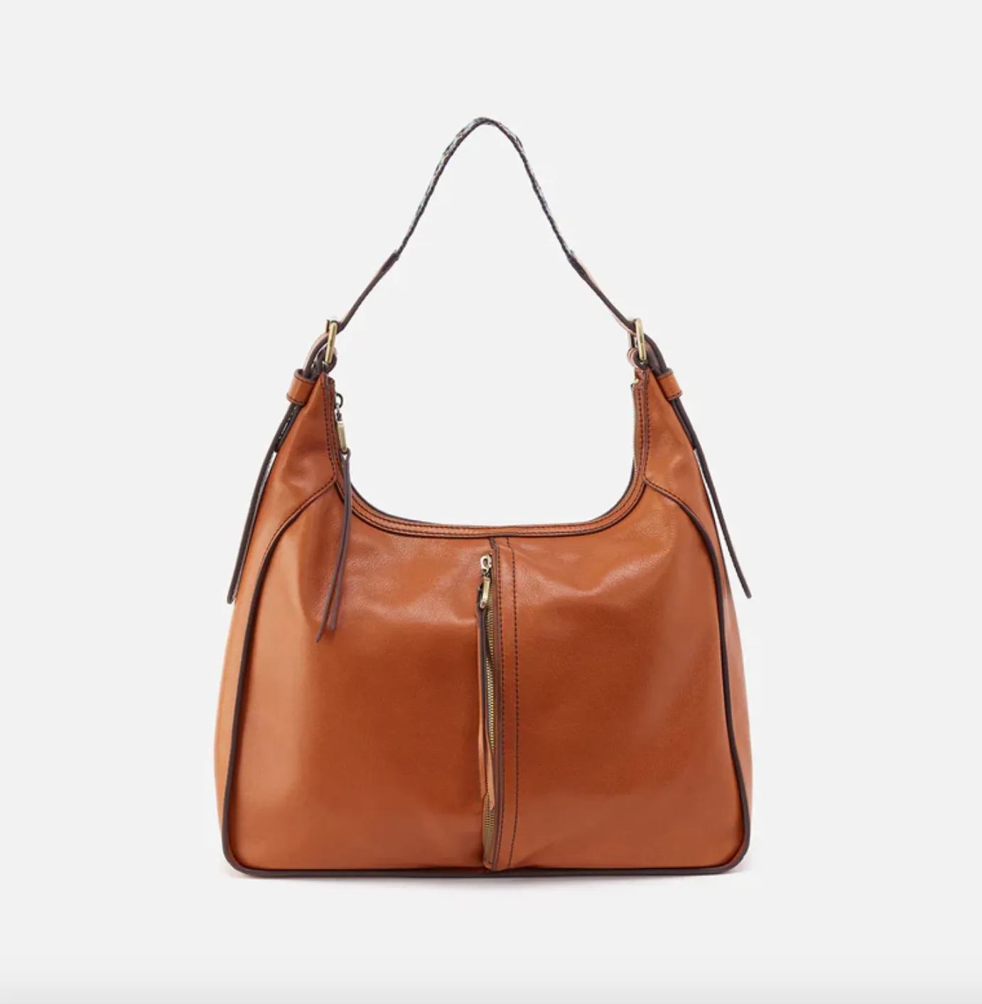 Bellamy Front Zip Hobo | Artisan Leather