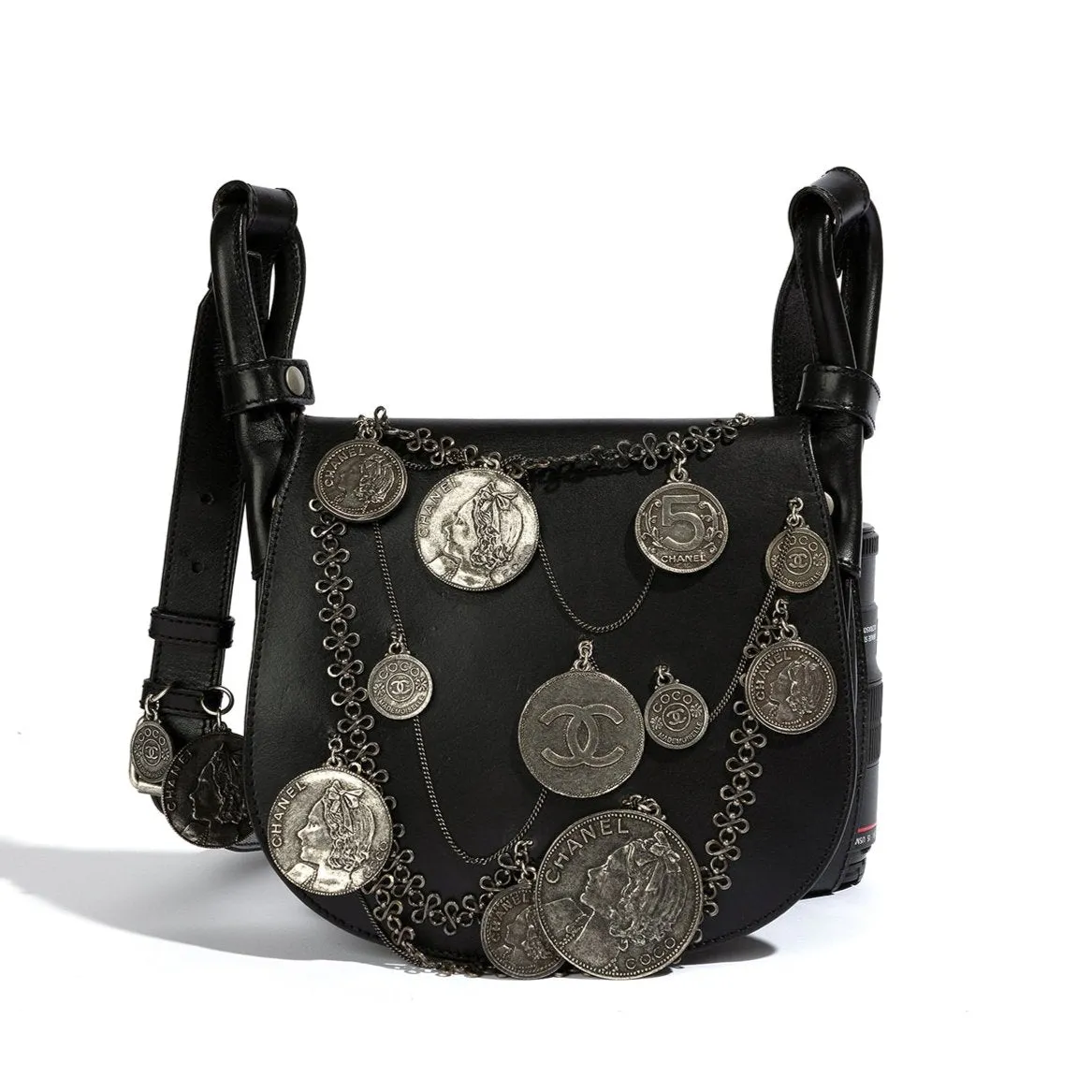 Black Coin Medallion Saddle