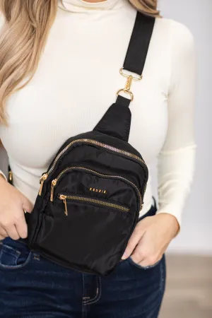 Black Convertible Sling Bag