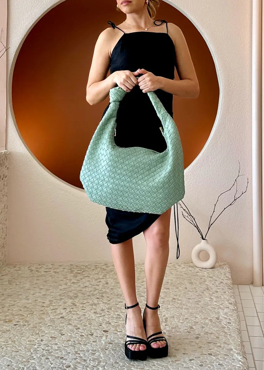 Blossom XL Recycled Vegan Bag - Mint