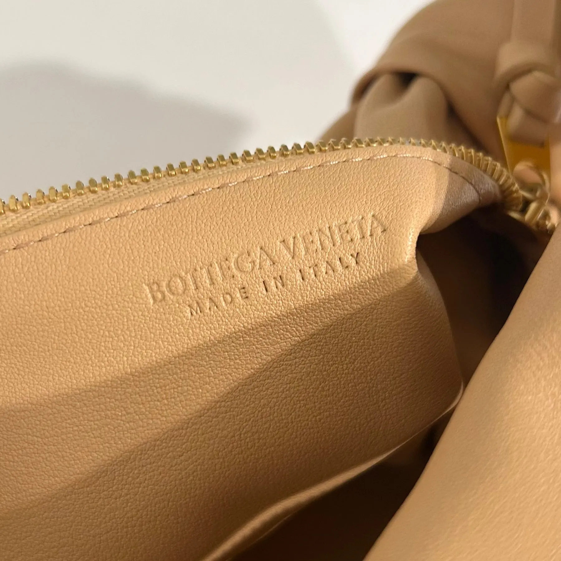 Bottega Veneta Beige Mini Double Knot Bag