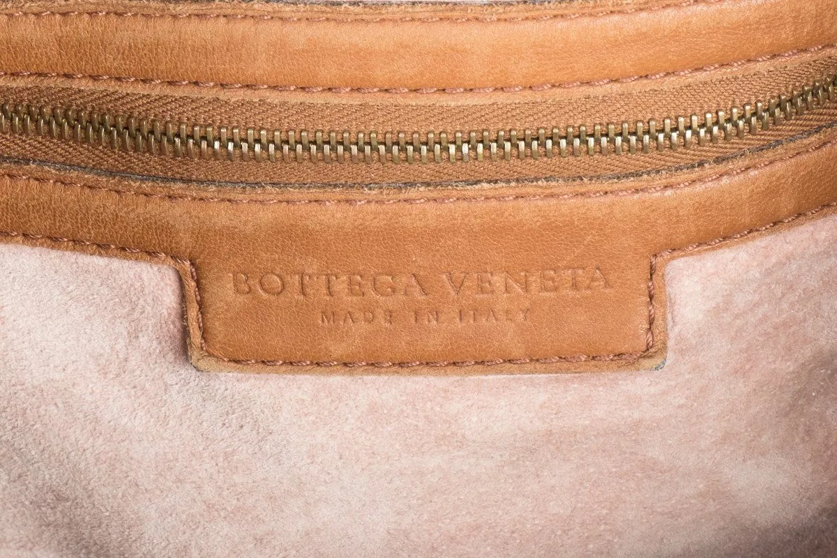 Bottega Veneta Brown Intrecciato Nappa Chain Hobo Bag