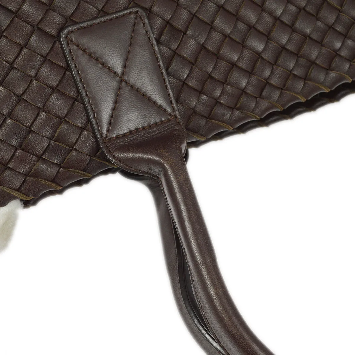 Bottega Veneta Brown Intrecciato Tote Handbag