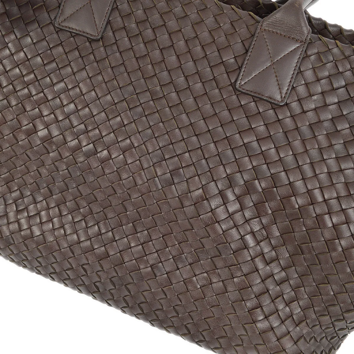 Bottega Veneta Brown Intrecciato Tote Handbag