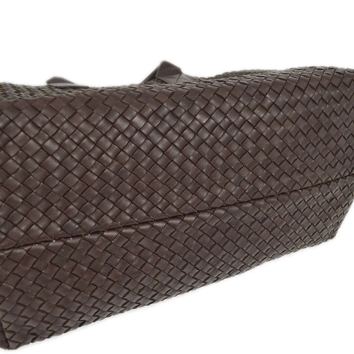 Bottega Veneta Brown Intrecciato Tote Handbag