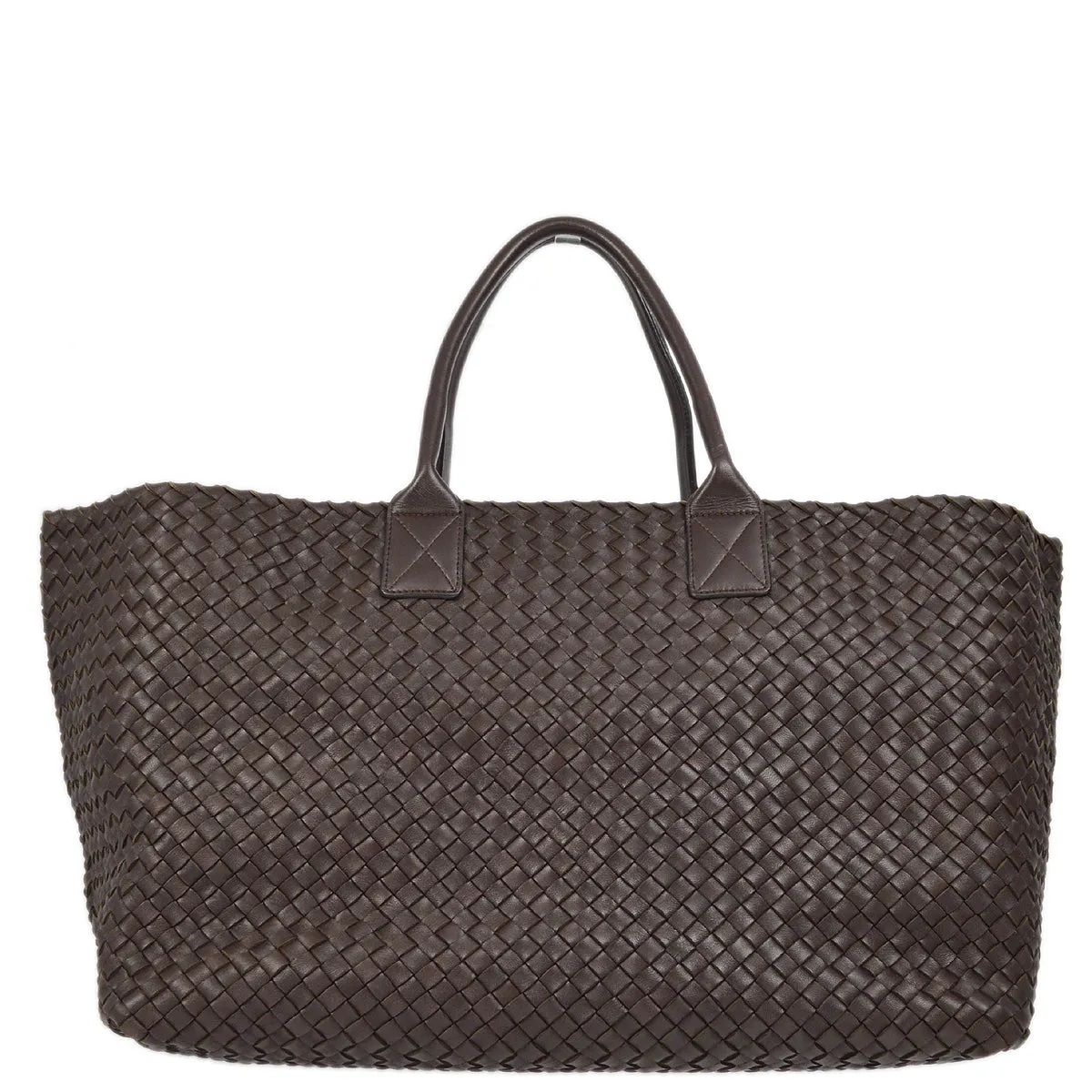 Bottega Veneta Brown Intrecciato Tote Handbag