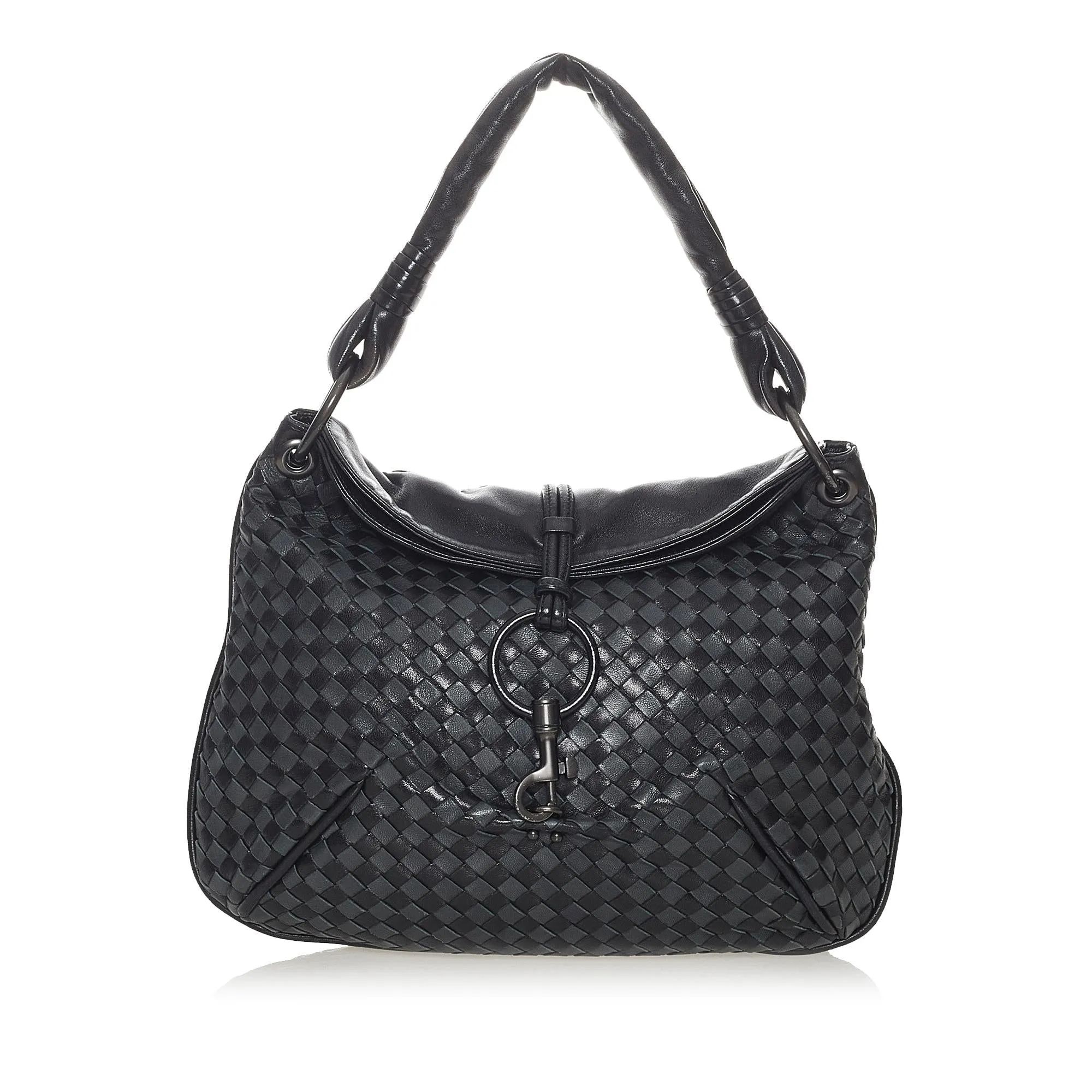 Bottega Veneta Intrecciato Leather Handbag (SHG-28139)