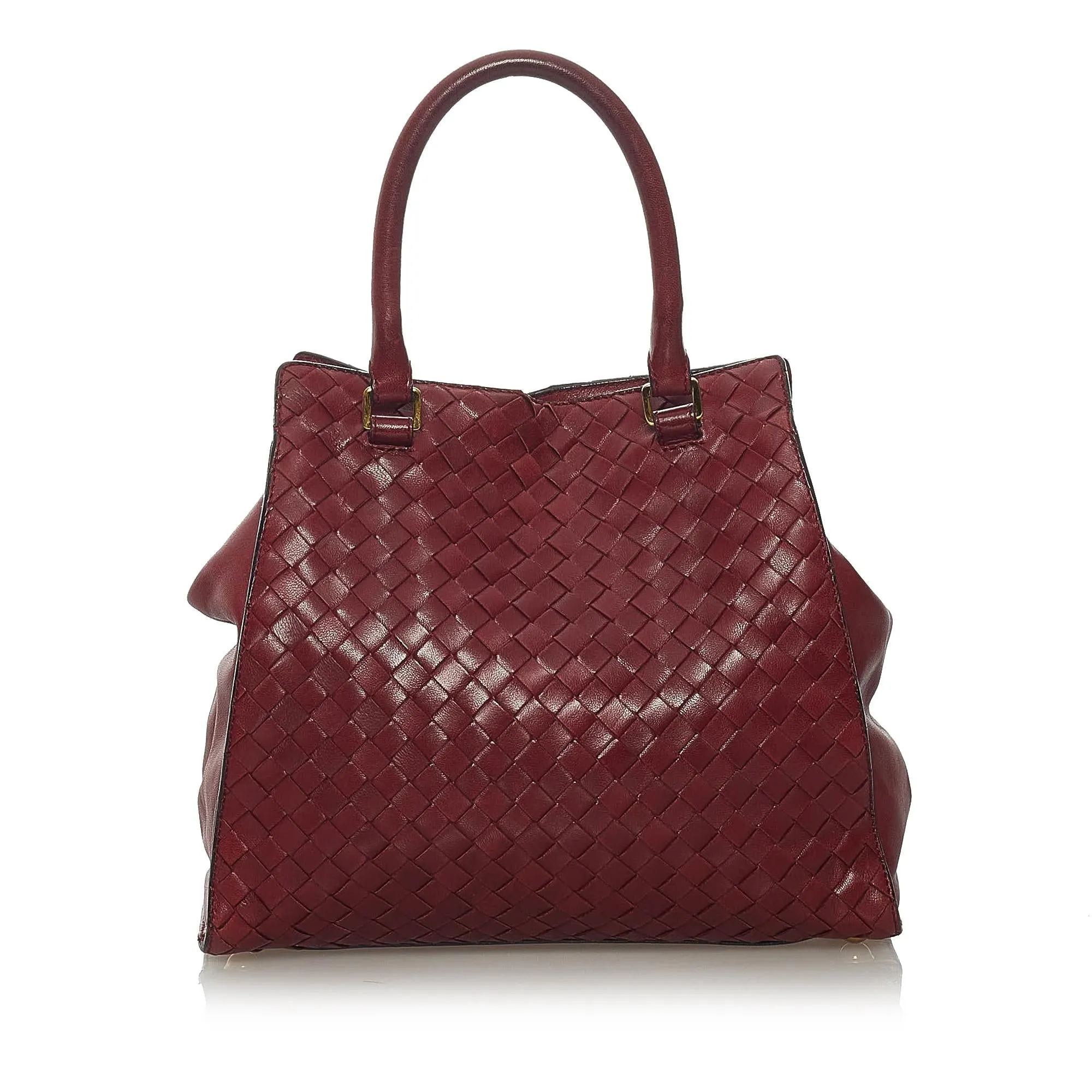 Bottega Veneta Intrecciato Leather Handbag (SHG-29242)