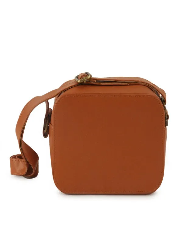 Brown Beady Life Sling Bag