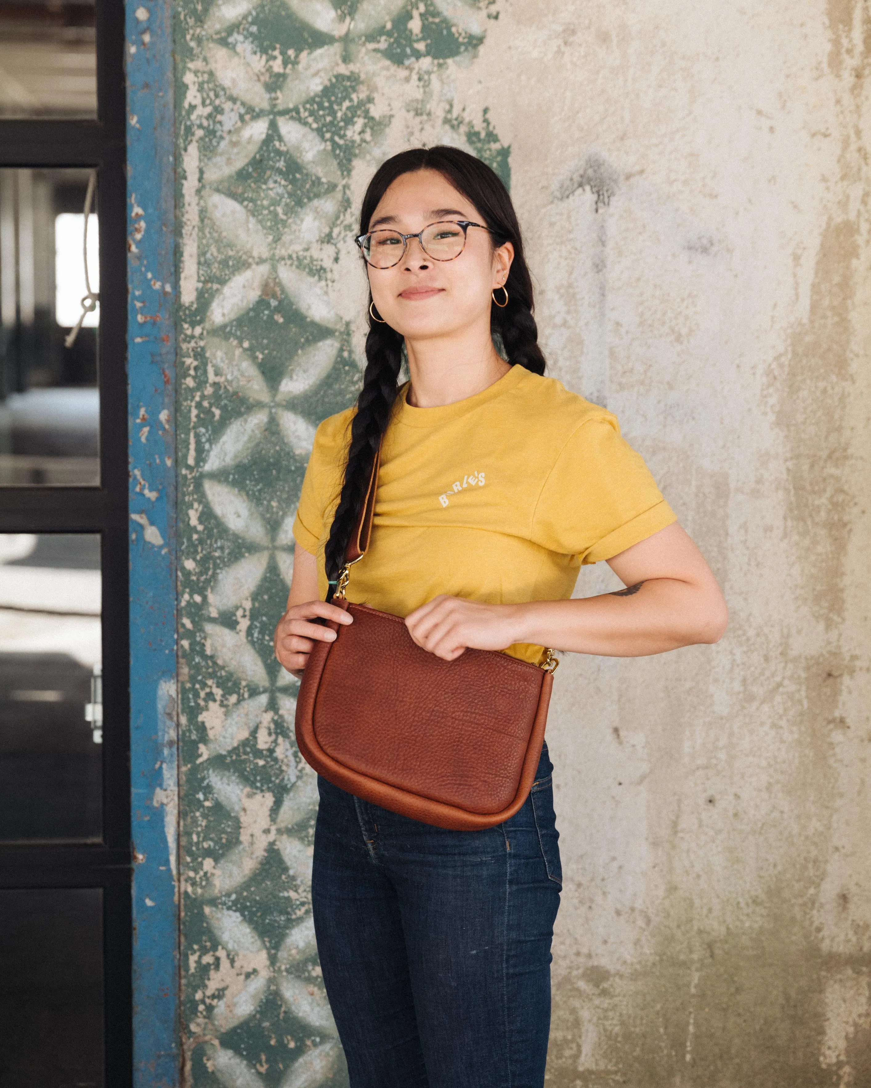 Brown Kodiak Medium Crossbody Bag