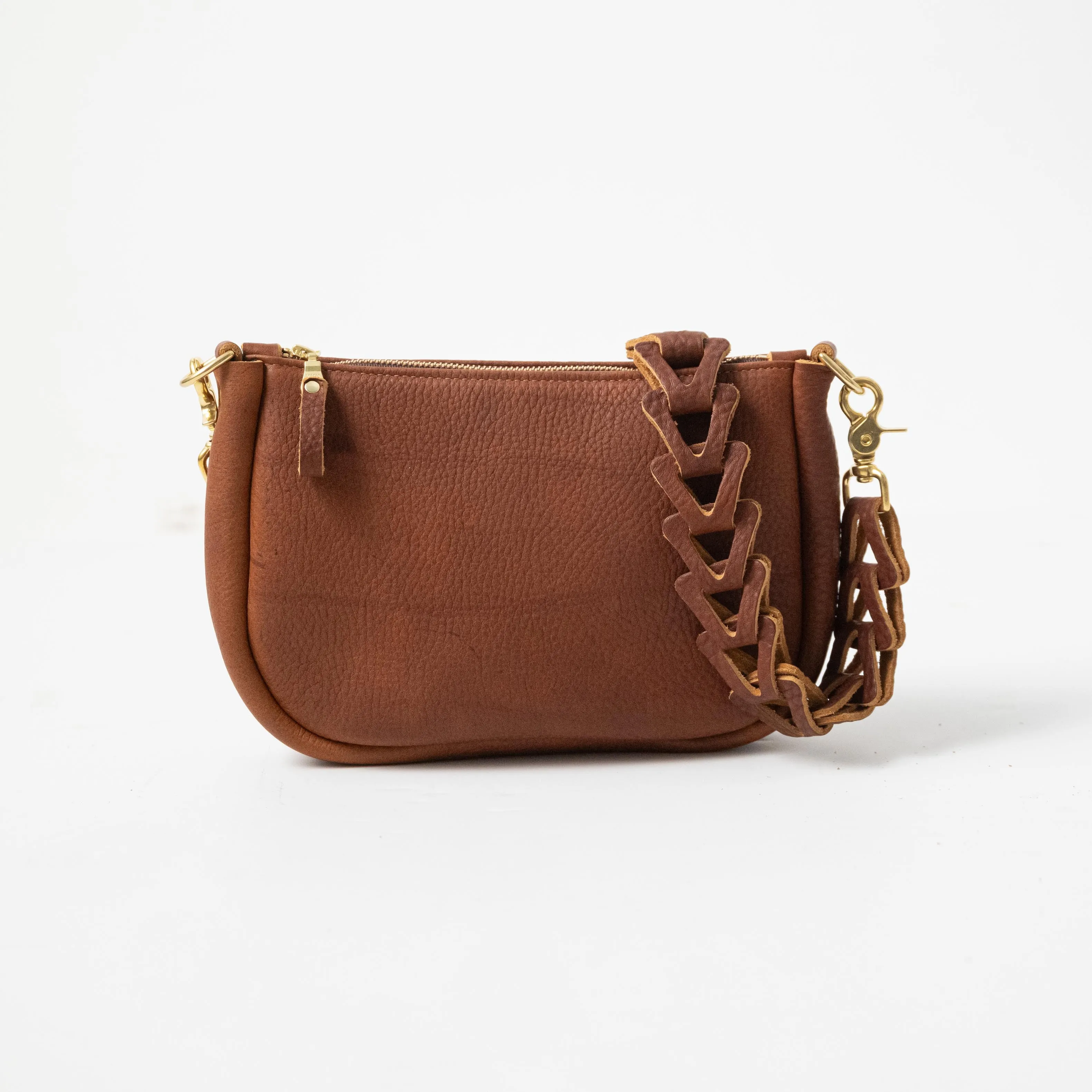 Brown Kodiak Medium Crossbody Bag