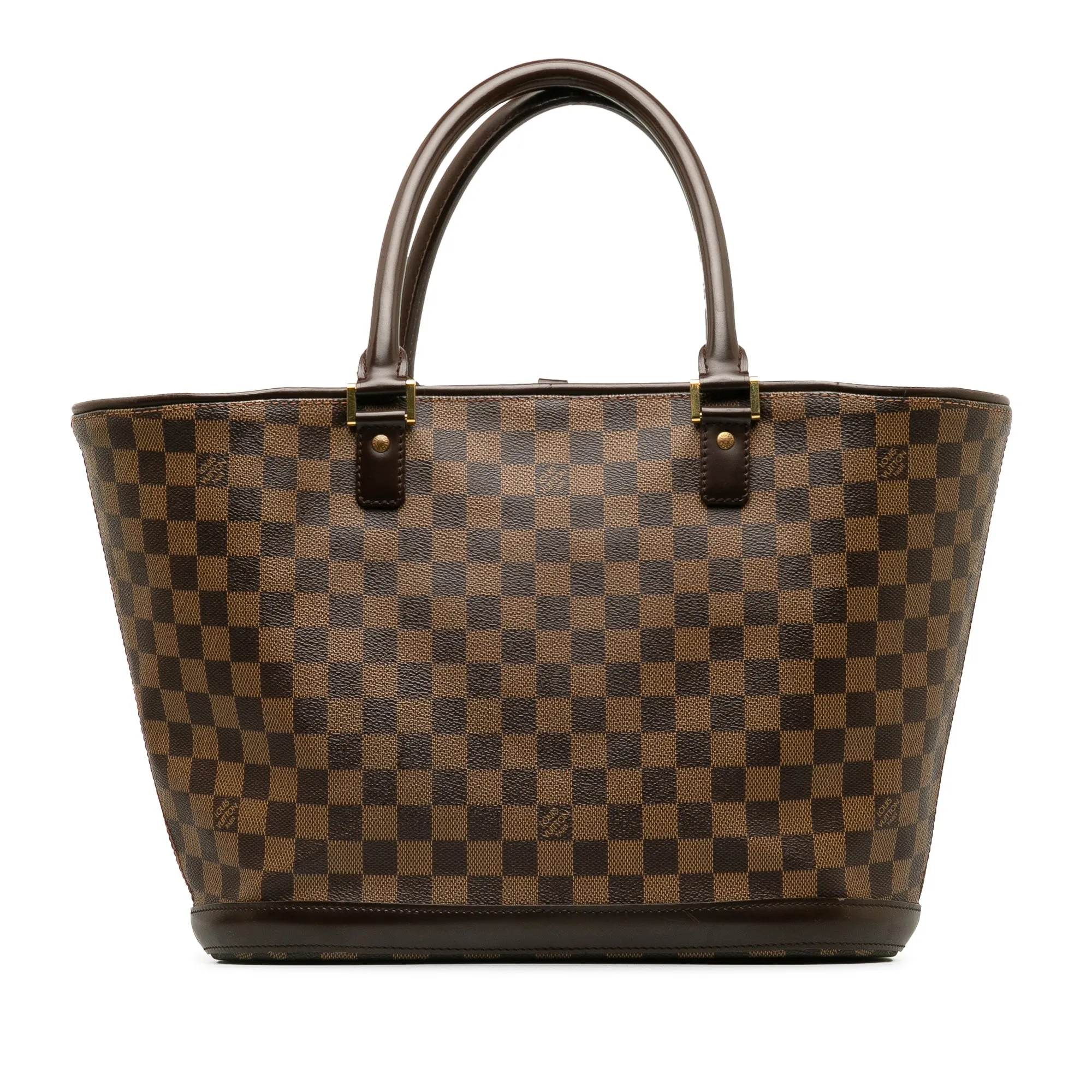 Brown Louis Vuitton Damier Ebene Manosque GM Tote Bag