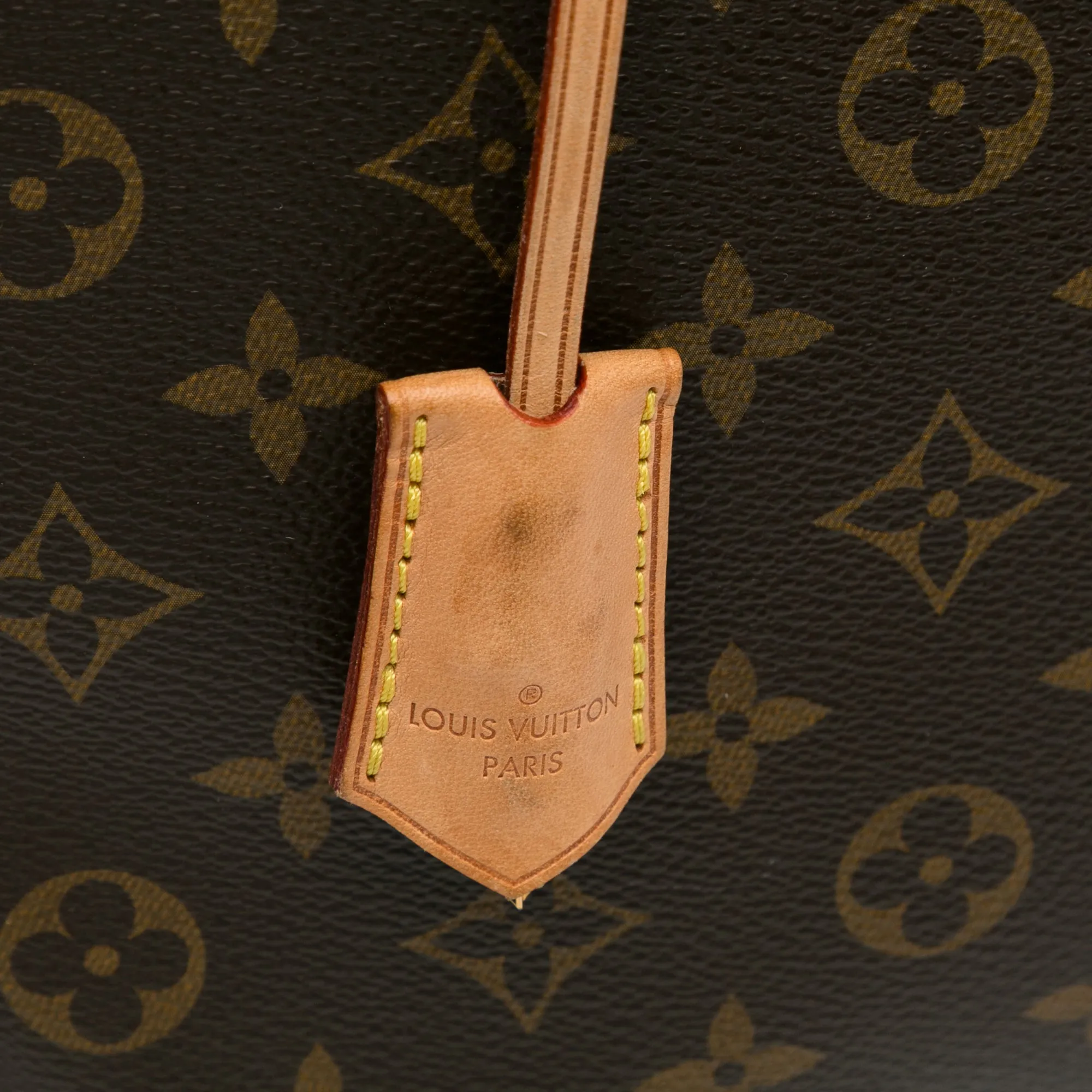 Brown Louis Vuitton Monogram Lockit MM Tote Bag