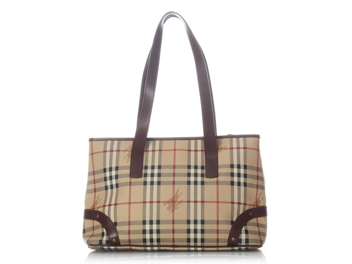 Burberry Haymarket Tote