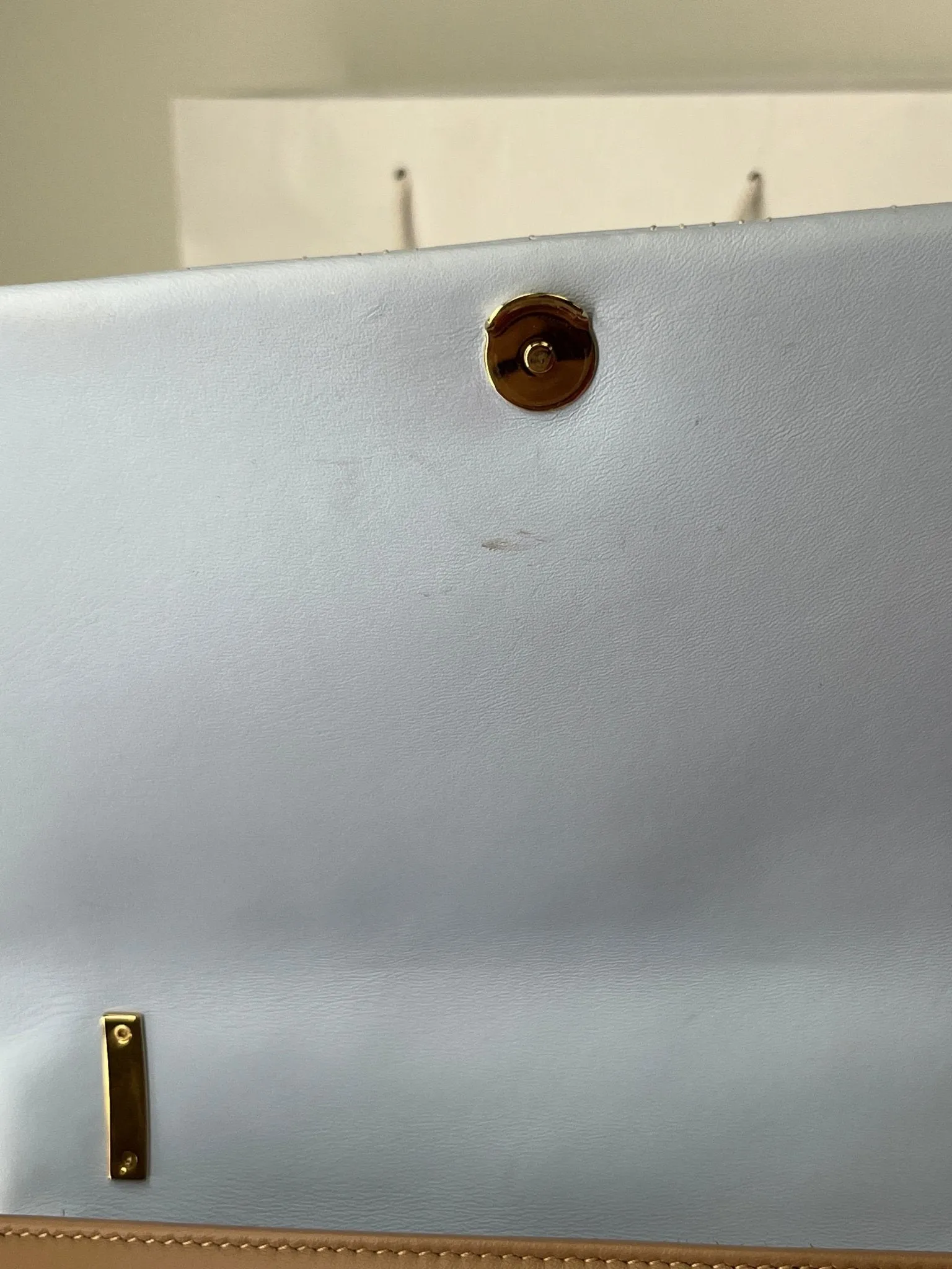 Burberry Lola Bag - Blue/Beige