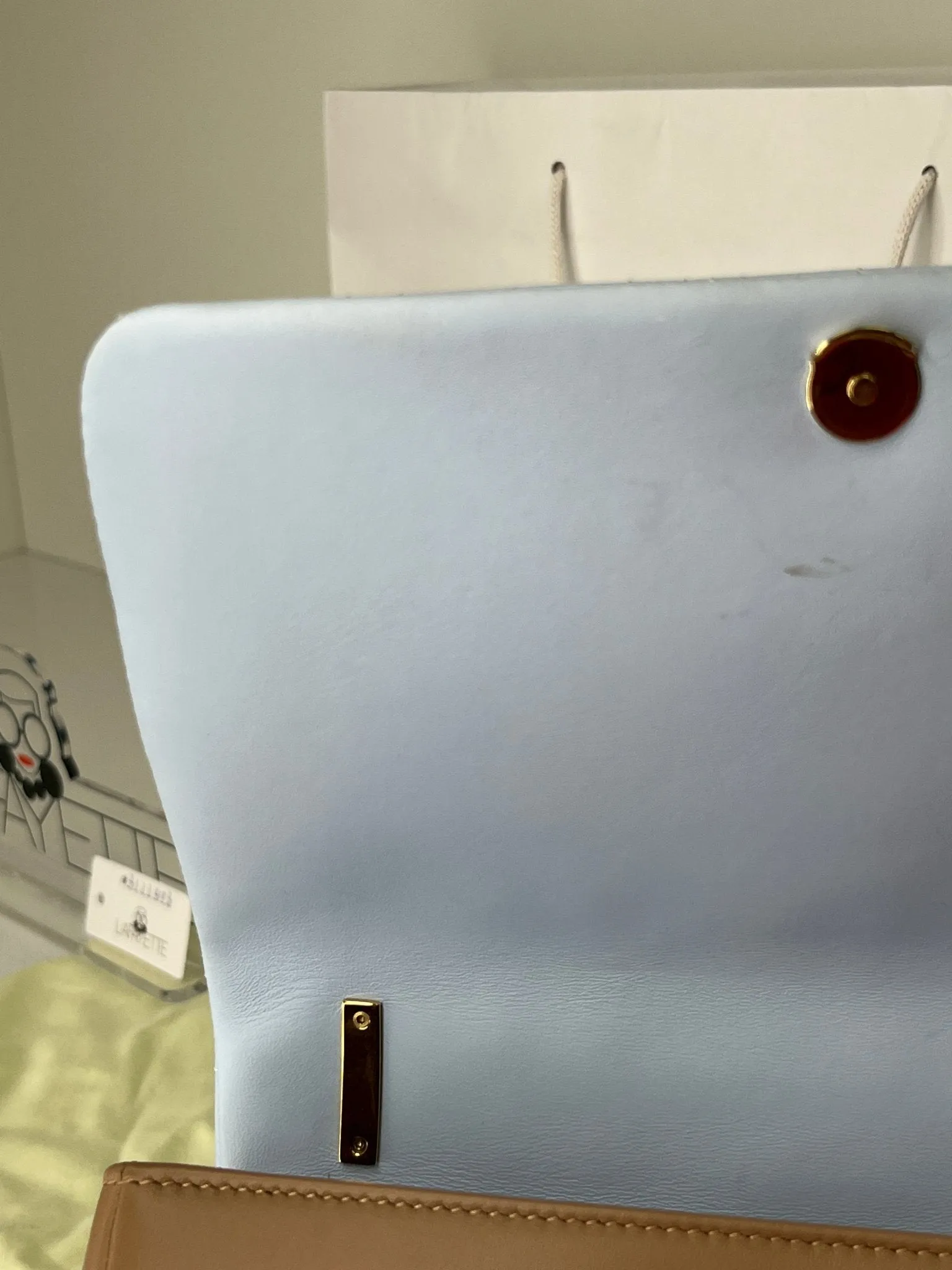 Burberry Lola Bag - Blue/Beige