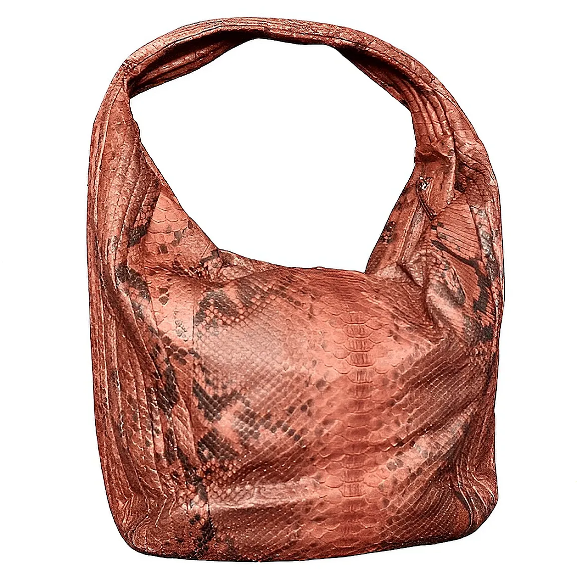 Burnt Orange Hobo Bag