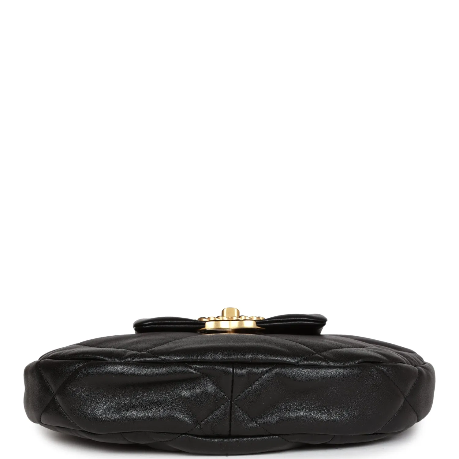 Chanel 19 Hobo Bag Black Lambskin Mixed Metal Hardware