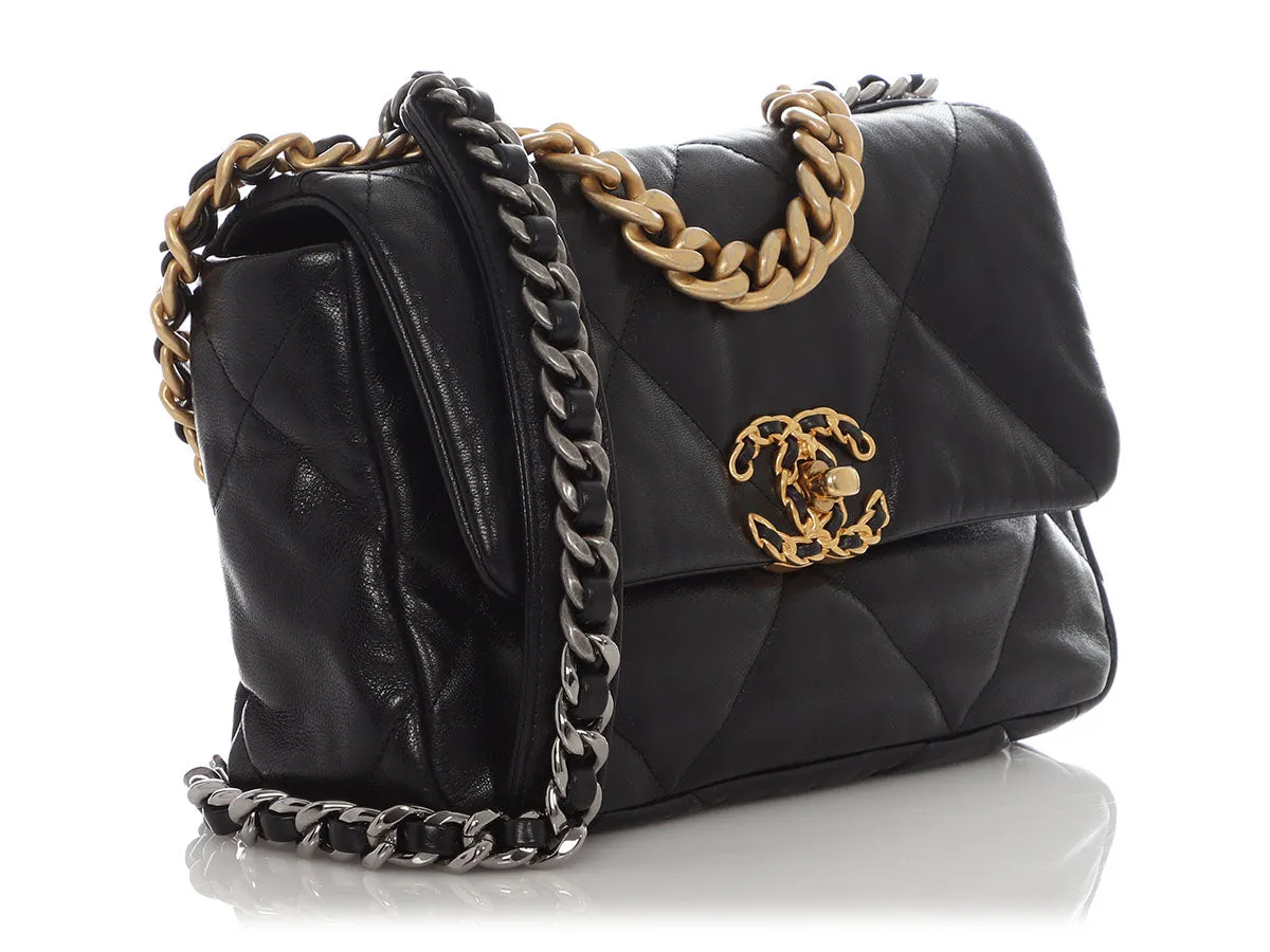 Chanel Black Small 19 Flap