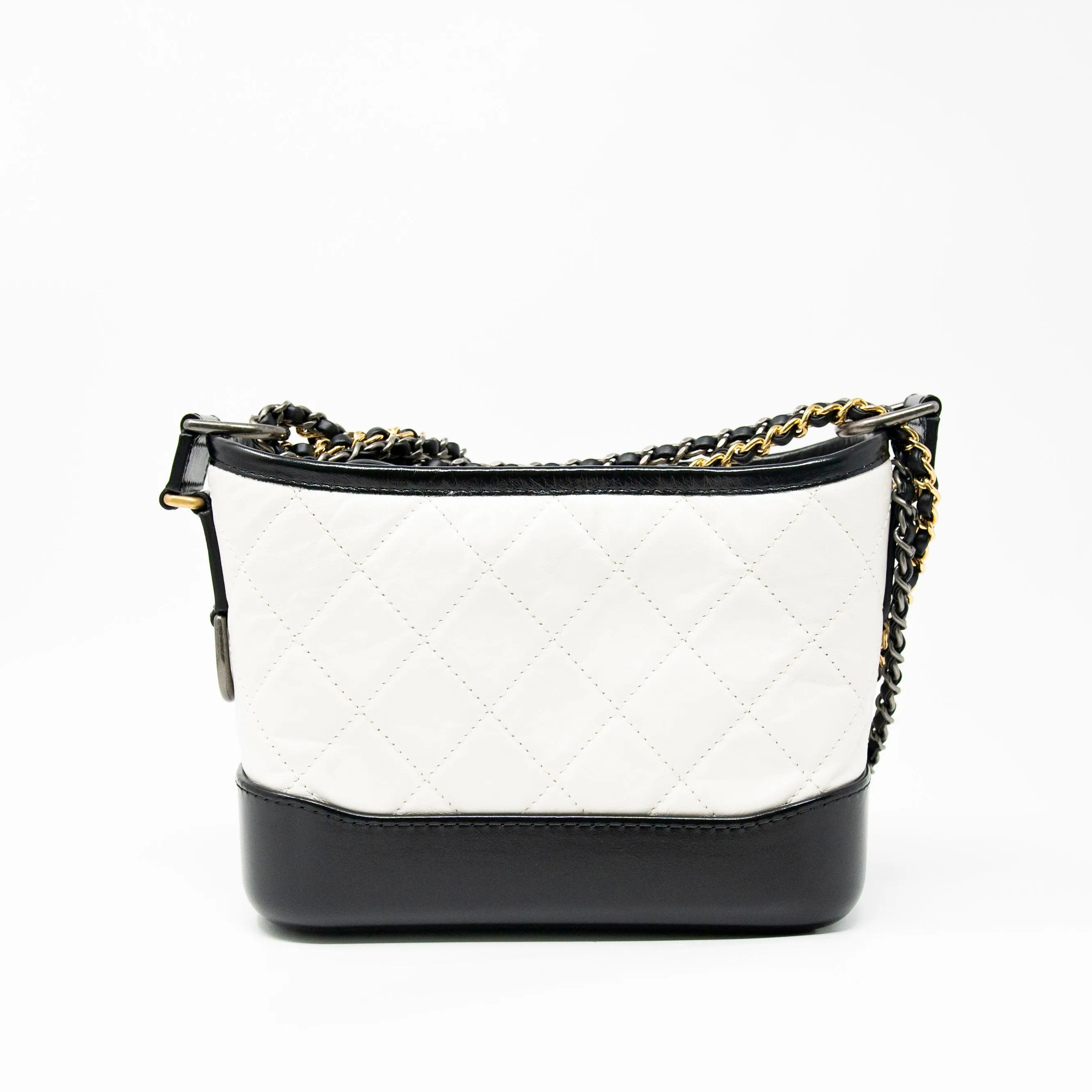 Chanel White Small Gabrielle Hobo