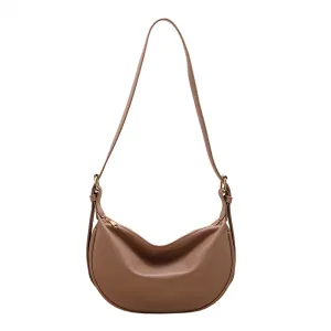 Chic Moon-Shaped Underarm Bag | Stylish Small Shoulder Messenger Bag