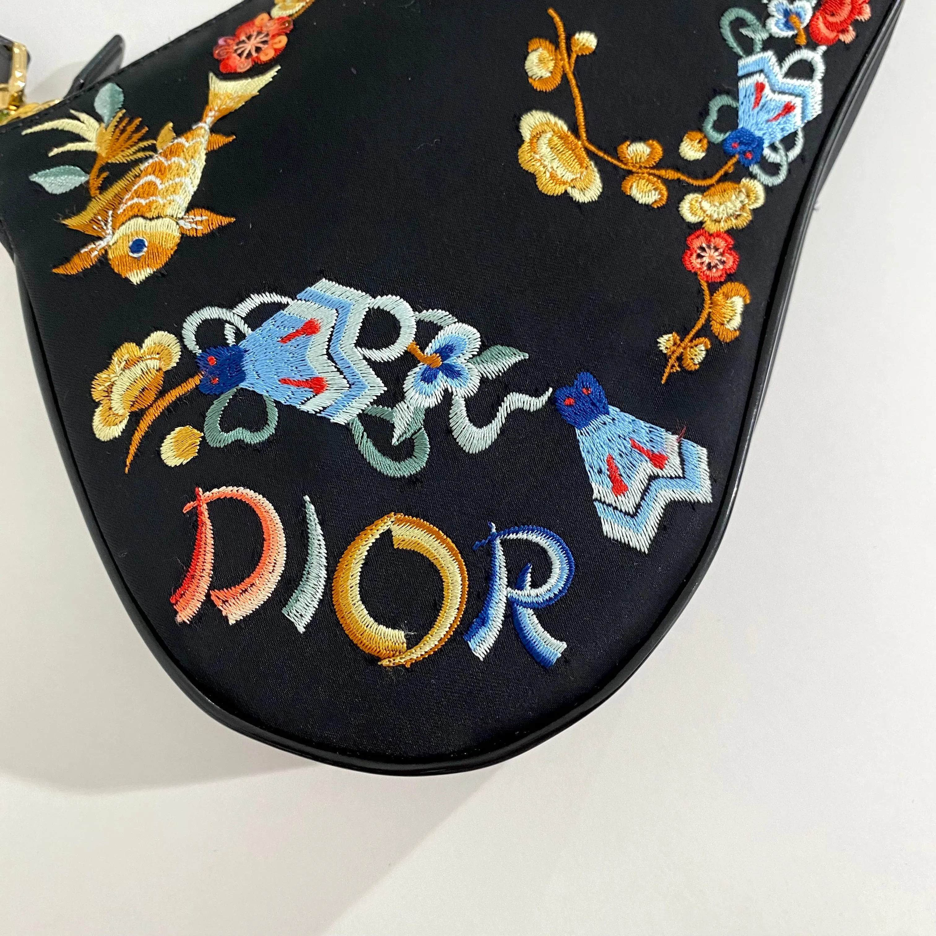 Christian Dior Koi Mini Saddle Bag