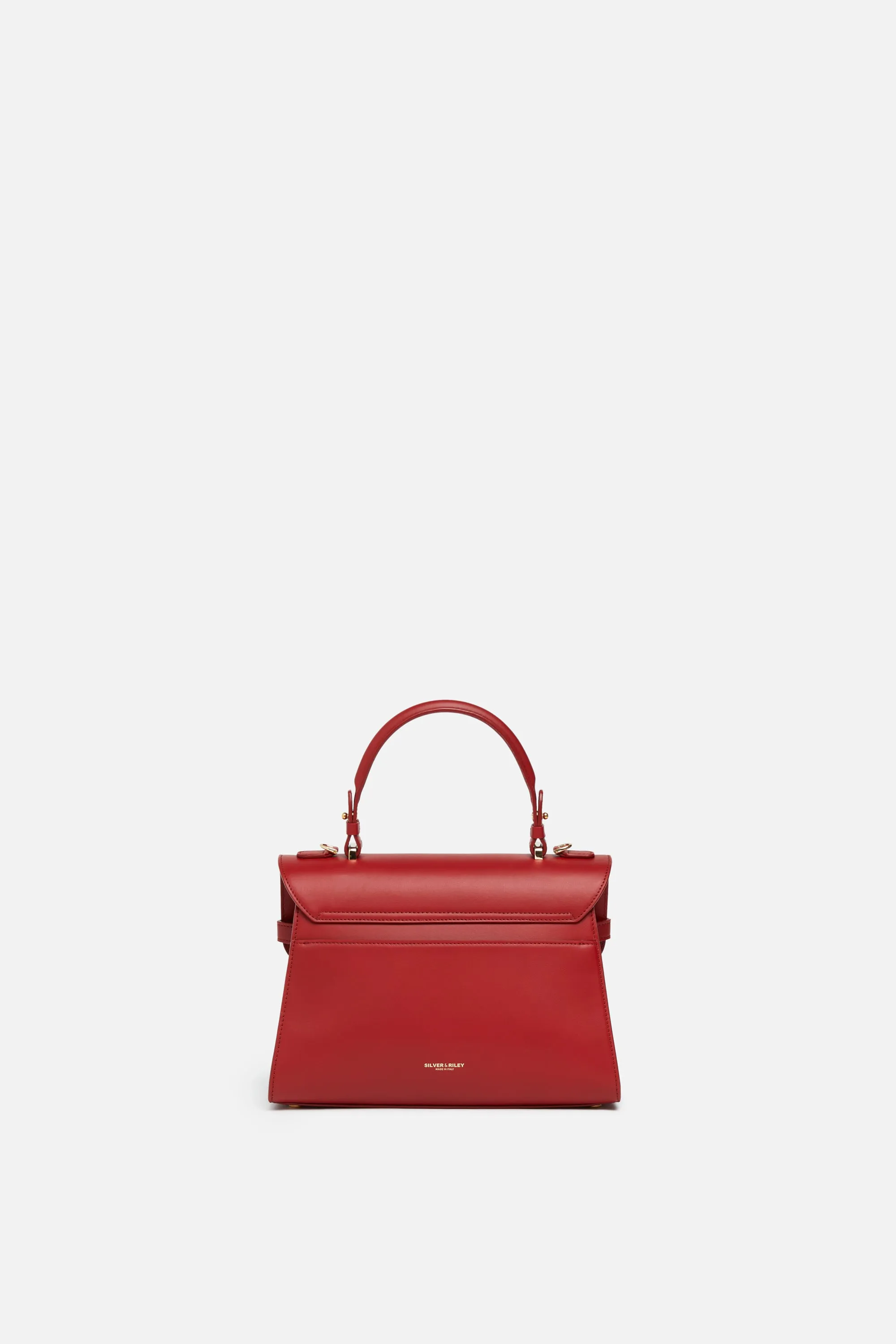 Classic New Yorker Bag in SoHo Red - Gold Hardware