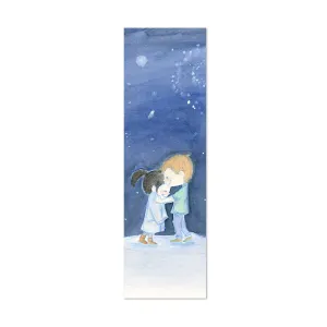 Cozy Coat Canvas Bookmark