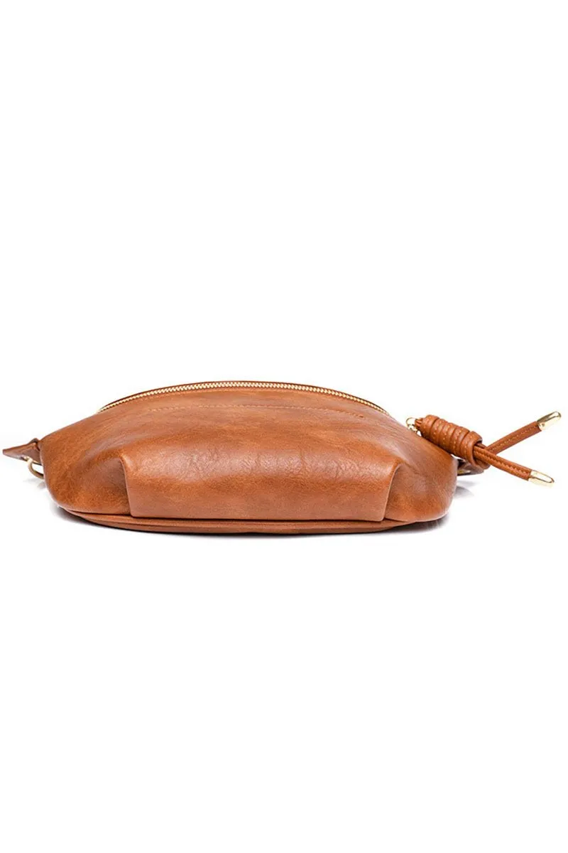 CRESCENT CROISSANT WAIST SLING BAG HIP SACK