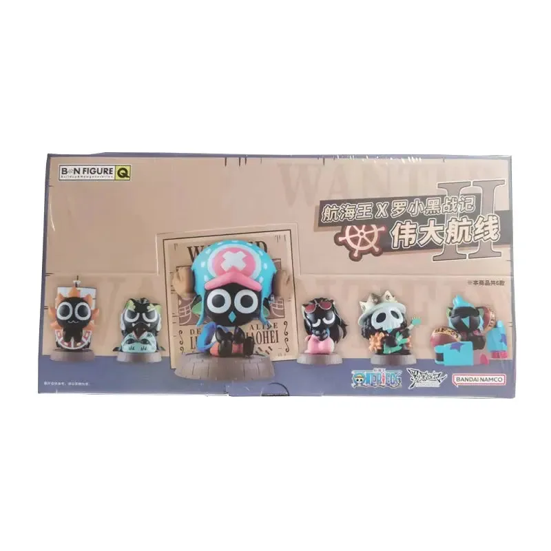 Genuine One Piece Black Blind Box Mystery Box | Anime Action Figure Collection | Luffy Zoro Chopper | Generation 1/2 Gifts