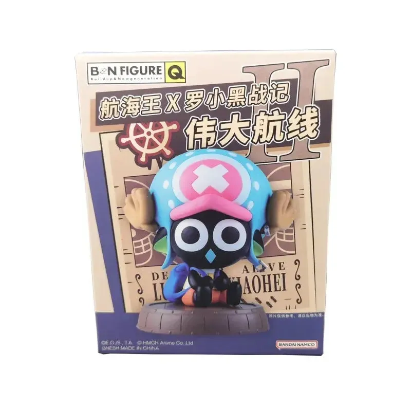 Genuine One Piece Black Blind Box Mystery Box | Anime Action Figure Collection | Luffy Zoro Chopper | Generation 1/2 Gifts