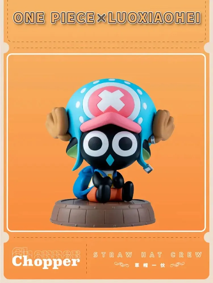 Genuine One Piece Black Blind Box Mystery Box | Anime Action Figure Collection | Luffy Zoro Chopper | Generation 1/2 Gifts