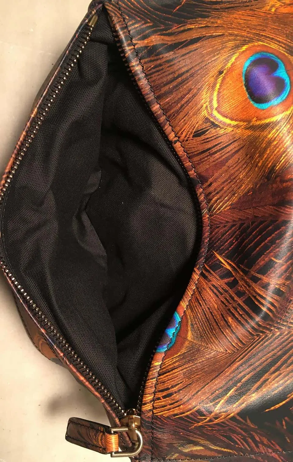 Givenchy Pandora Peacock Leather Shoulder Bag