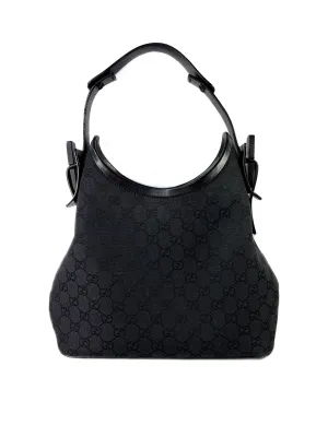 Gucci black signature shoulder bag