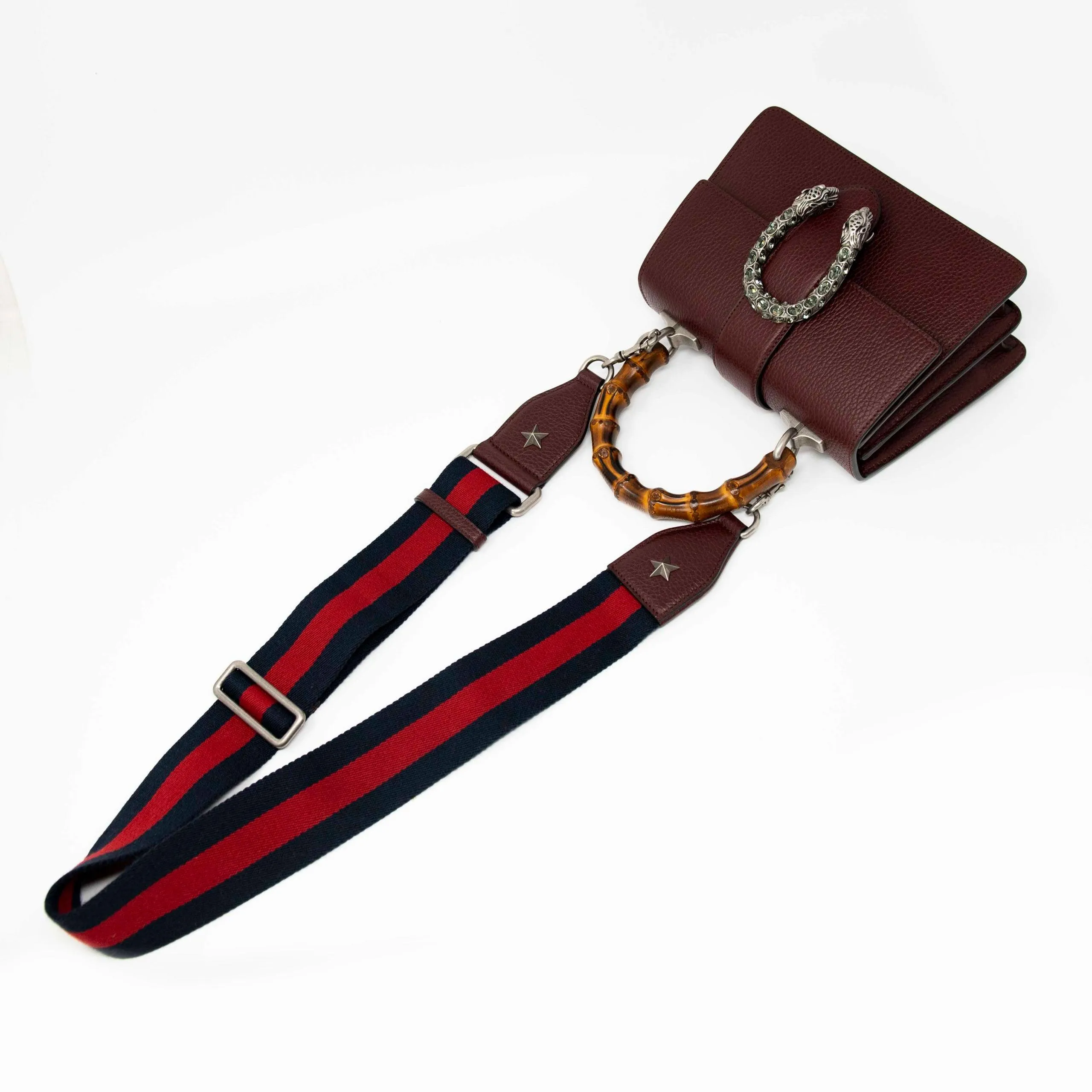 Gucci Burgundy Mini Dionysus Top Handle Bag