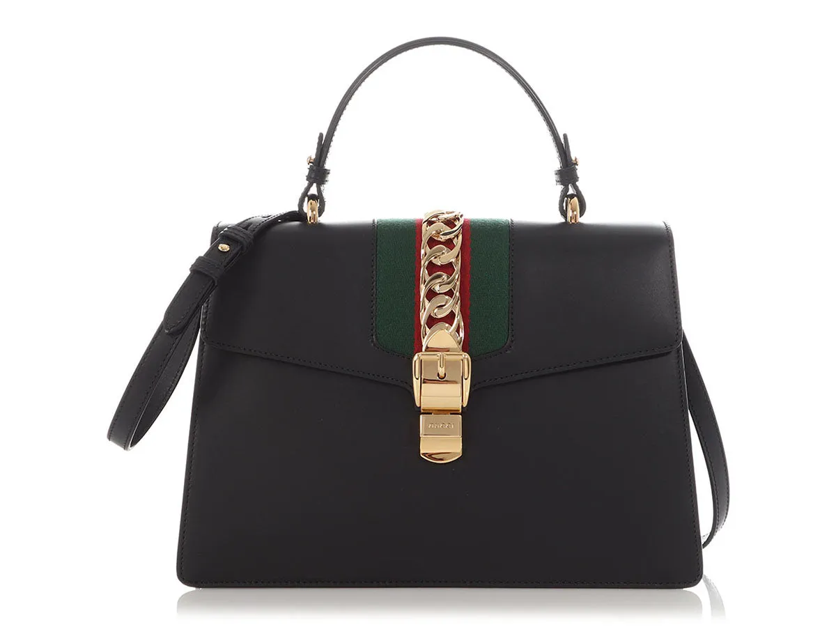 Gucci Medium Black Sylvie