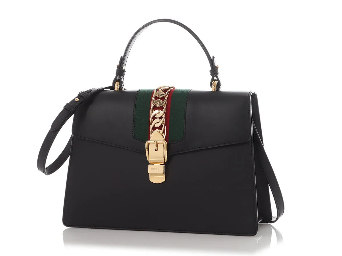 Gucci Medium Black Sylvie