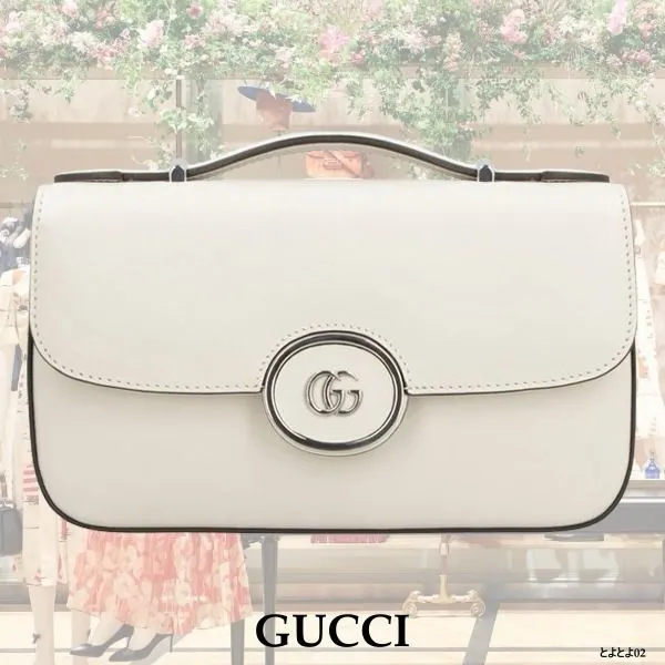 Gucci Petite GG Mini Shoulder Bag For women (White)