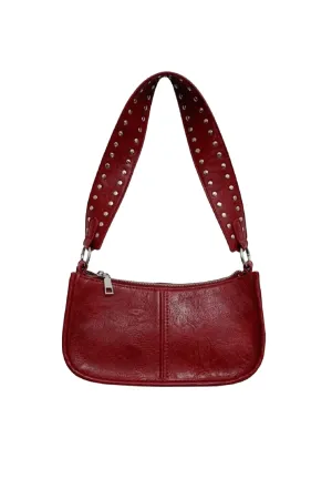 Kaia Shoulder Bag (Burgundy Red)