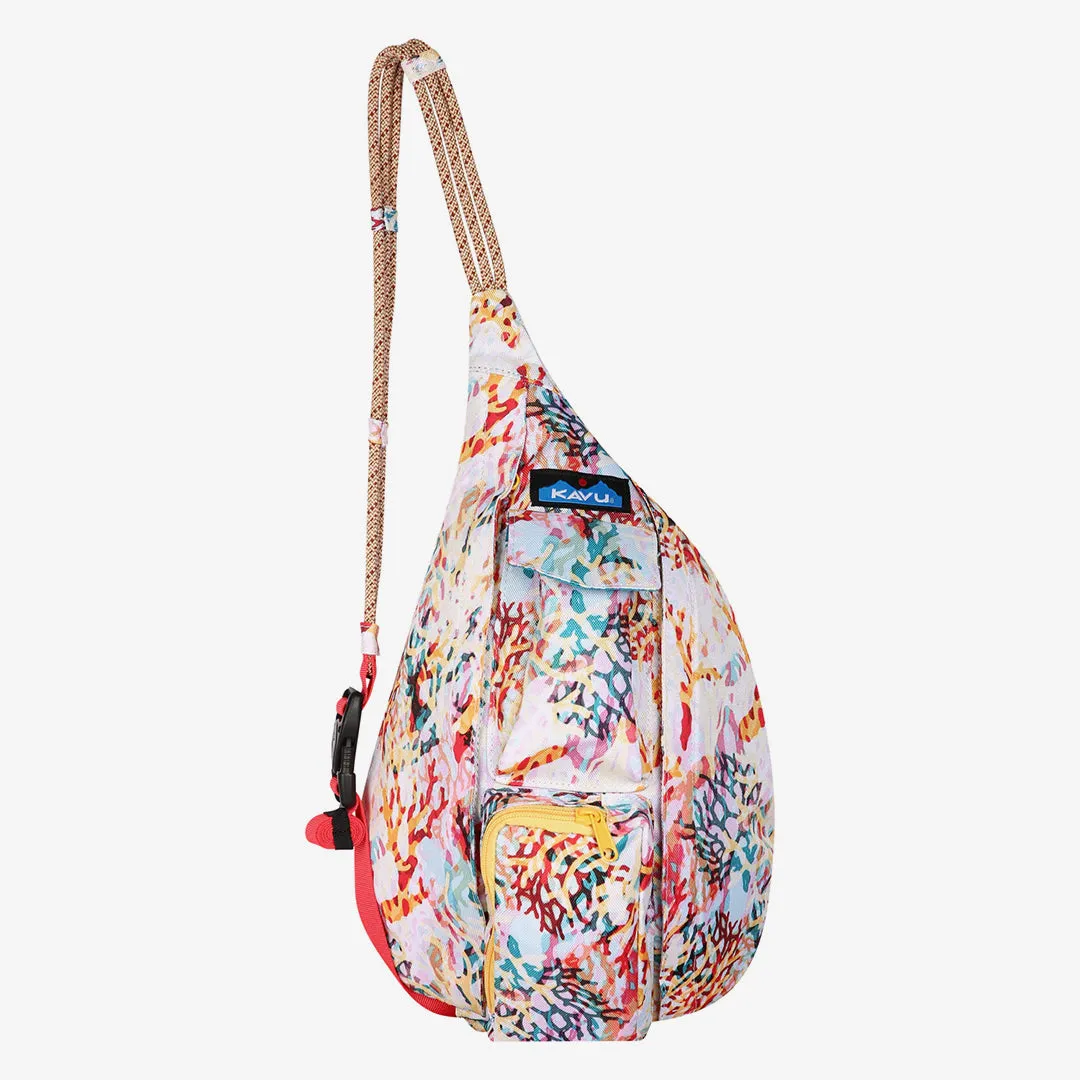 Kavu Mini Rope Sling - Floral Coral