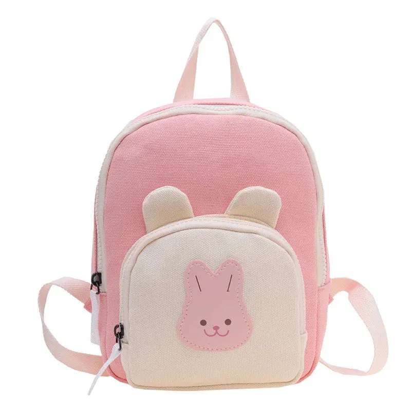 Korean Canvas Kids Backpack - Cute and Functional